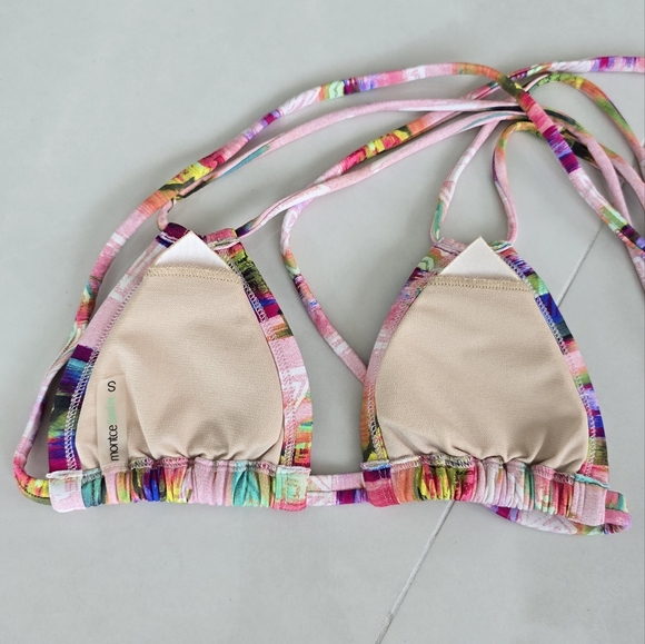 Montce Bikini Set in Picchu - Triangle Top and Cheeky Bottoms - Size Small - Picture 10 of 11